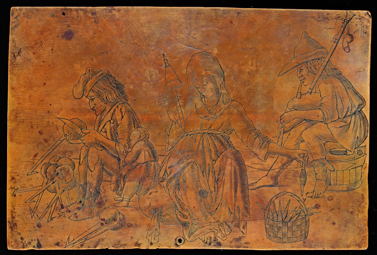 Różne zawody [odbyt] autorstwa Italian 15th Century