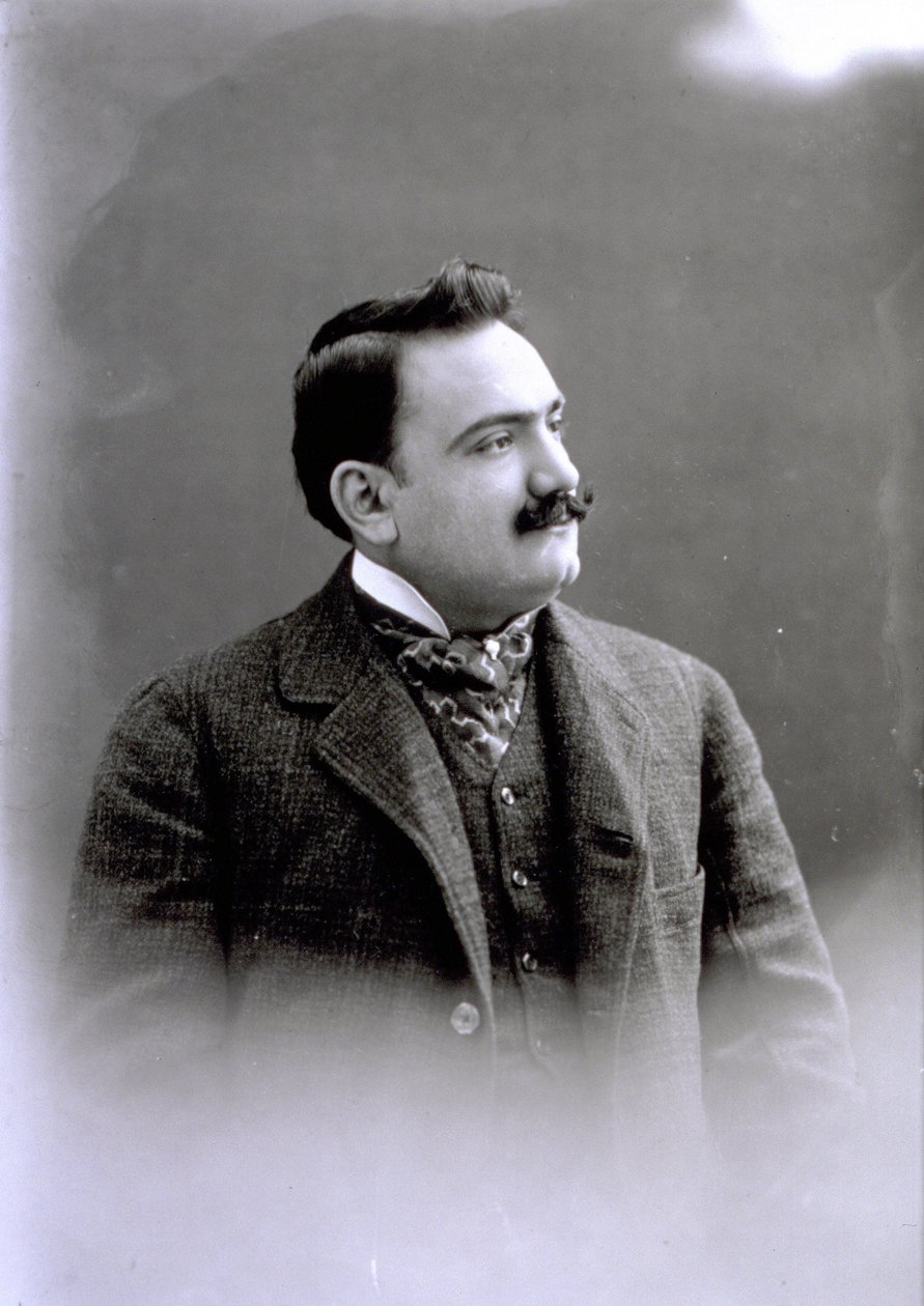 Portret Enrico Caruso, ok. 1900 autorstwa Italian Photographer