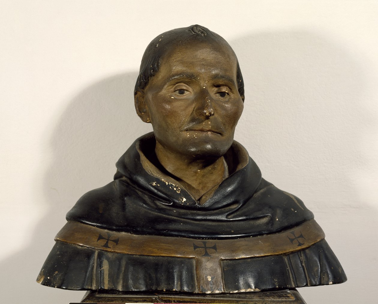 Popiersie św. Antonina (1389-1459) (drewno malowane) autorstwa Italian School