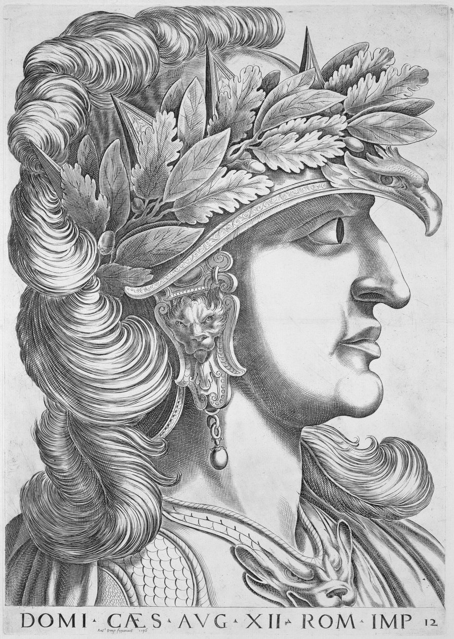 Cezar Domicjan (51-96 n.e.), 1596 autorstwa Italian School