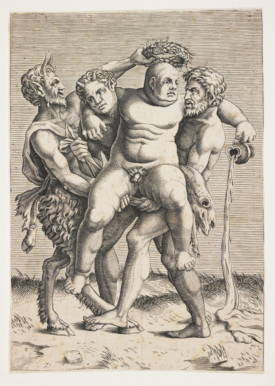Pijany Silenus autorstwa Italian School