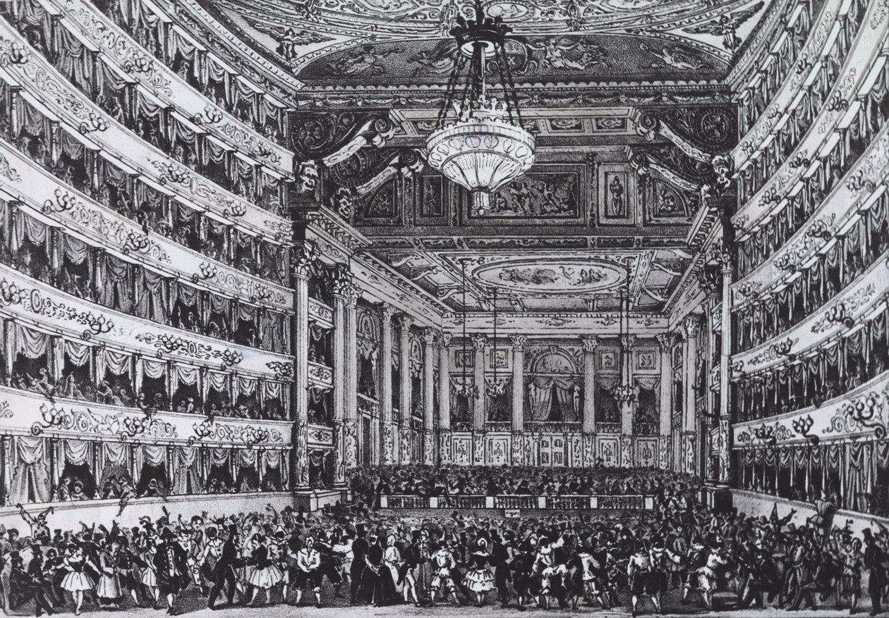 La Scala, Mediolan autorstwa Italian School