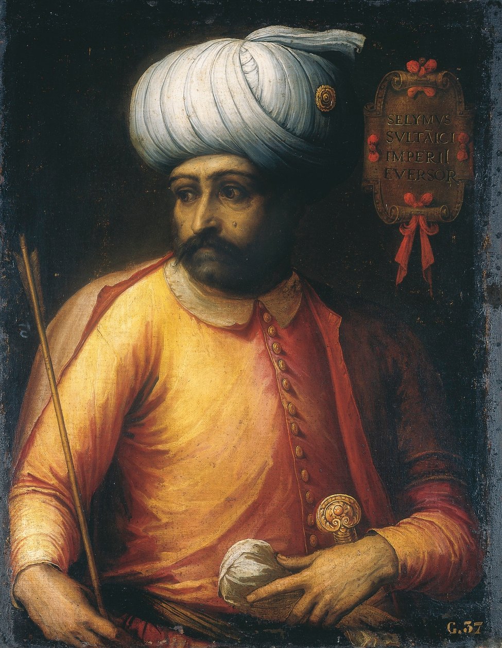 Portret Selima I, s.1550 autorstwa Italian School