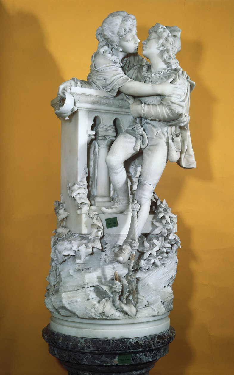 Romeo i Julia (marmur) autorstwa Italian School