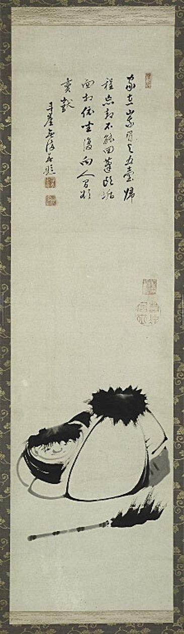 Kanzan i Jittoku. autorstwa Ito Jakuchu