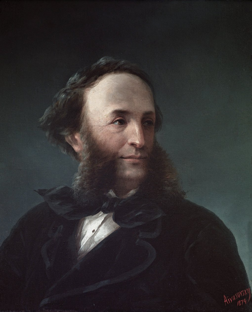 Autoportret, 1874 autorstwa Ivan Ayvazovsky