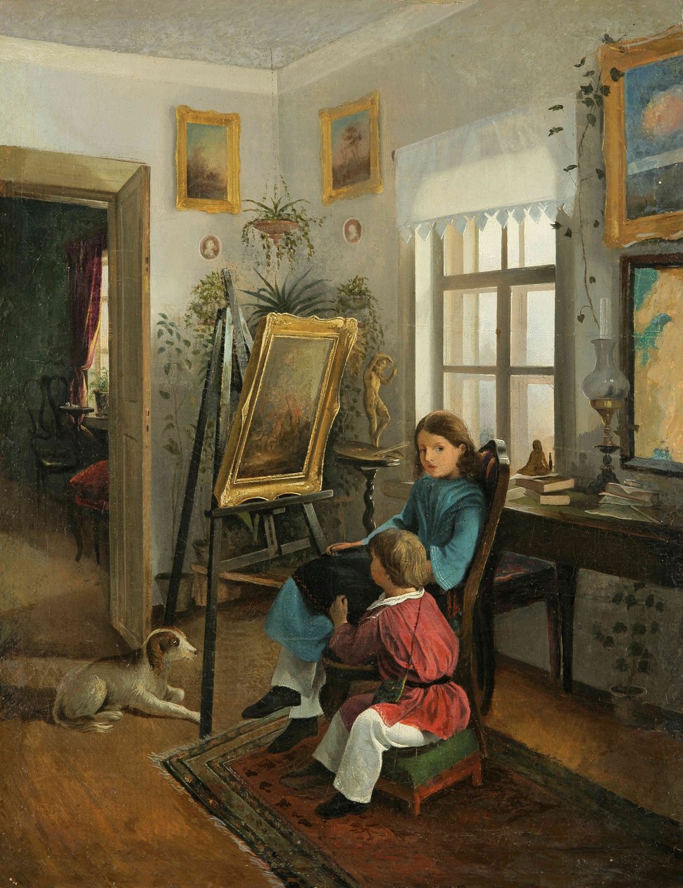 Chrutsky I.F. W pokojach posiadłości artysty autorstwa Ivan Khrutsky