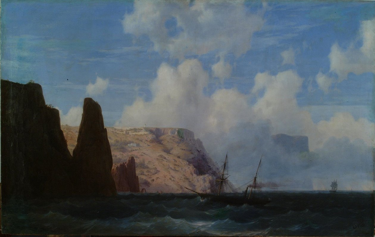 Skaliste Klify autorstwa Ivan Aivazovsky