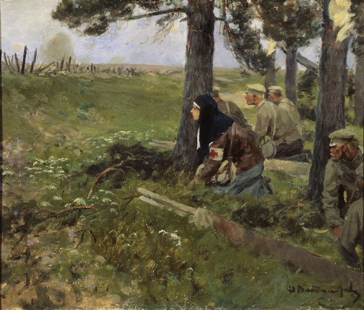Pielęgniarka, 1914-1917 autorstwa Ivan Alexeyevich Vladimirov
