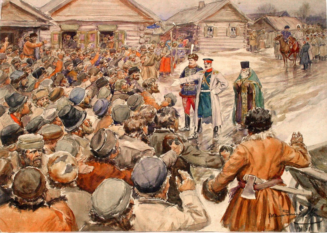 Bunt chłopski, 1931. autorstwa Ivan Alexeyevich Vladimirov