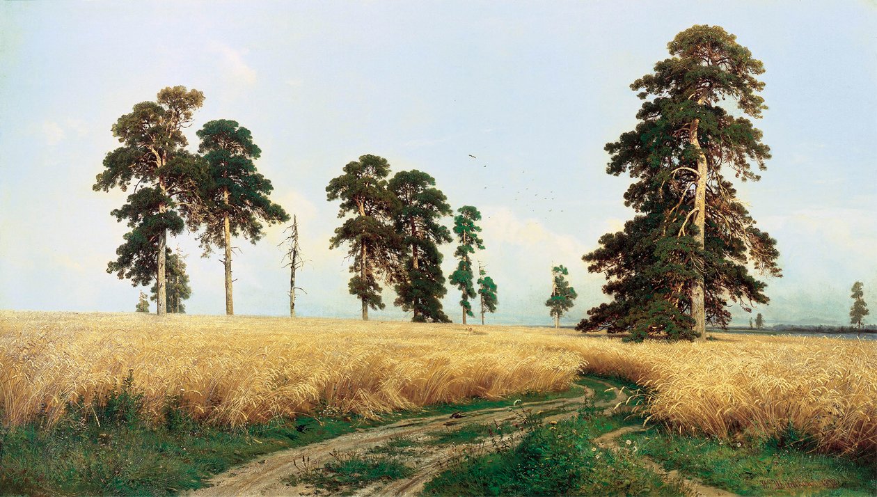 Pole żyta, 1878. autorstwa Ivan Ivanovich Shishkin
