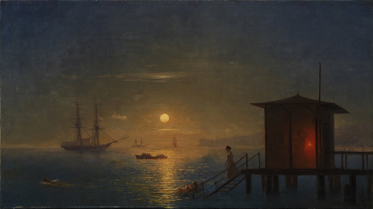 Łaźnia cesarska, 1848 autorstwa Ivan Konstantinovich Aivazovsky