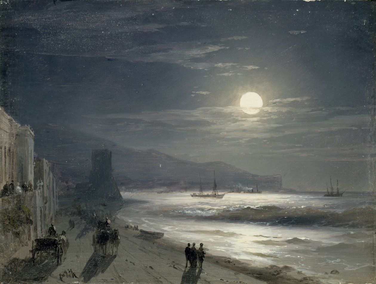 Księżycowa noc, 1885 autorstwa Ivan Konstantinovich Aivazovsky