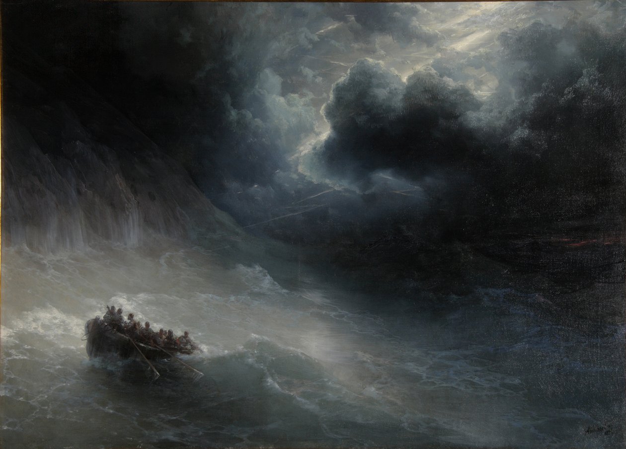 Wściekłość żywiołów autorstwa Ivan Konstantinovich Aivazovsky