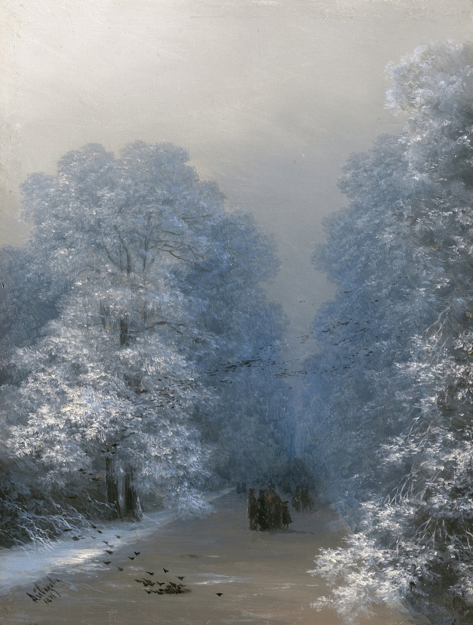 Pejzaż zimowy, 1876 autorstwa Ivan Konstantinovich Aivazovsky