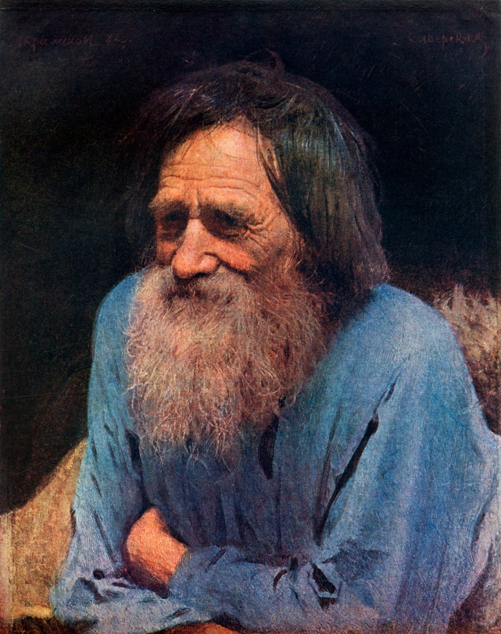 Mina Moiseev, 1882, 1939. autorstwa Ivan Kramskoy