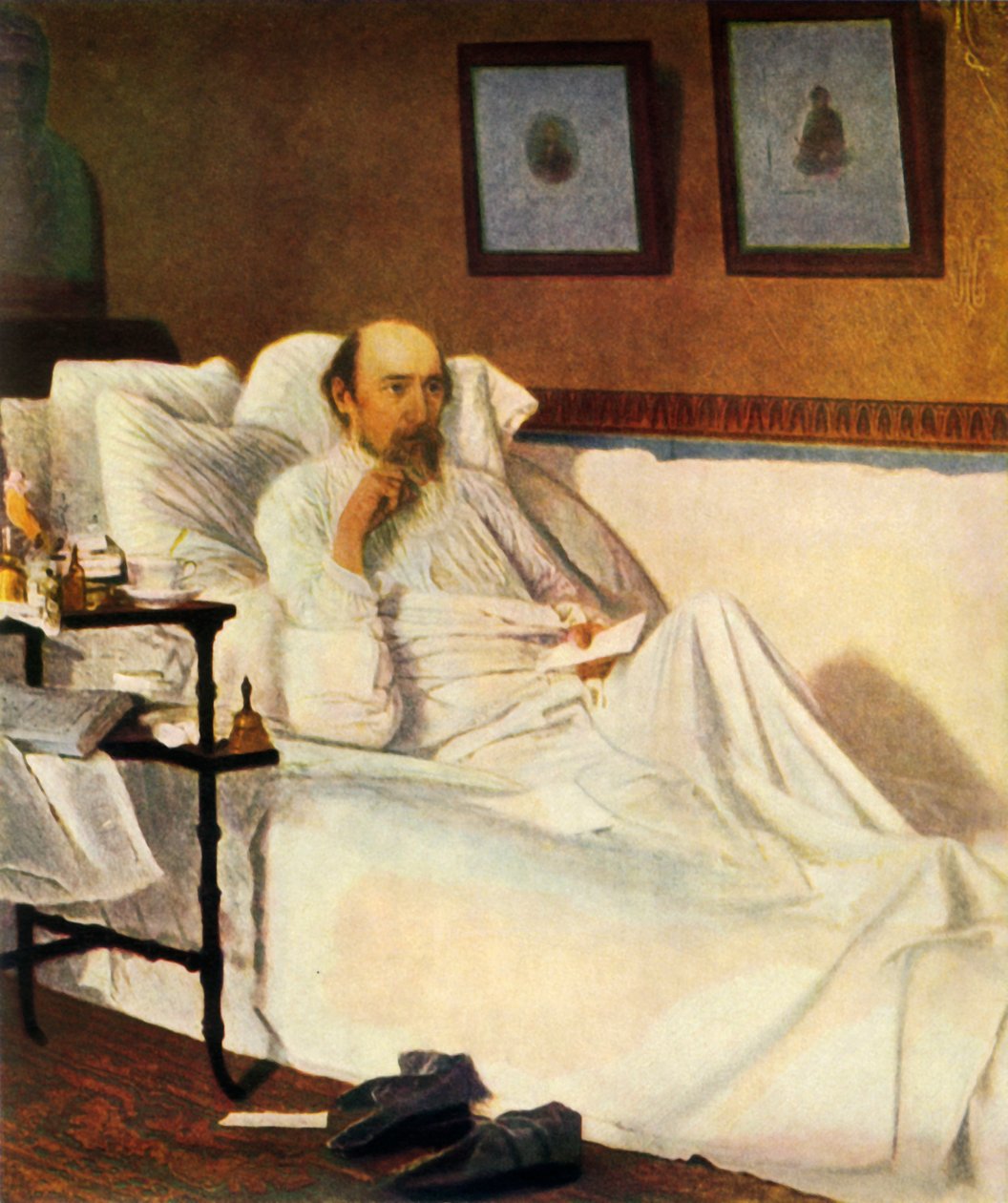 Portret Niekrasowa, 1877, 1965. autorstwa Ivan Kramskoy