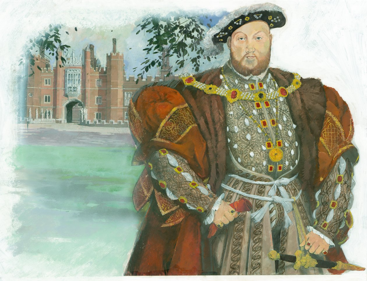Król Anglii Henryk VIII autorstwa Ivan Lapper