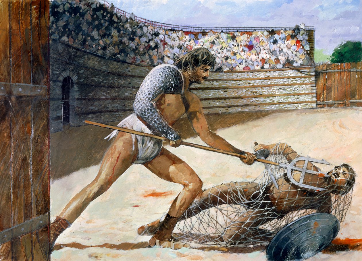 Gladiatorzy rzymscy, III wiek, ok. 1990-2010 autorstwa Ivan Lapper