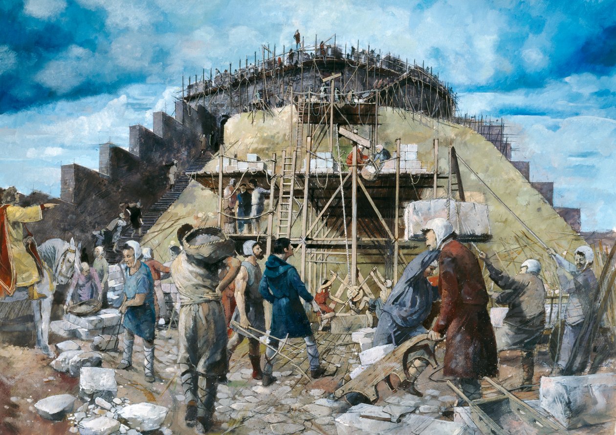 Zamek Totnes, XIV wiek, 1990-2010 autorstwa Ivan Lapper