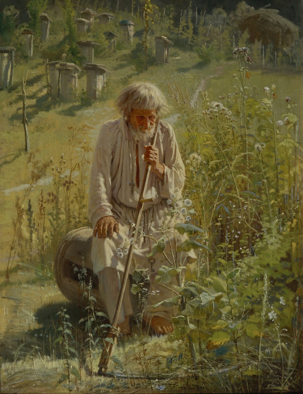 Pszczelarz, 1872 autorstwa Ivan Nikolaevich Kramskoy