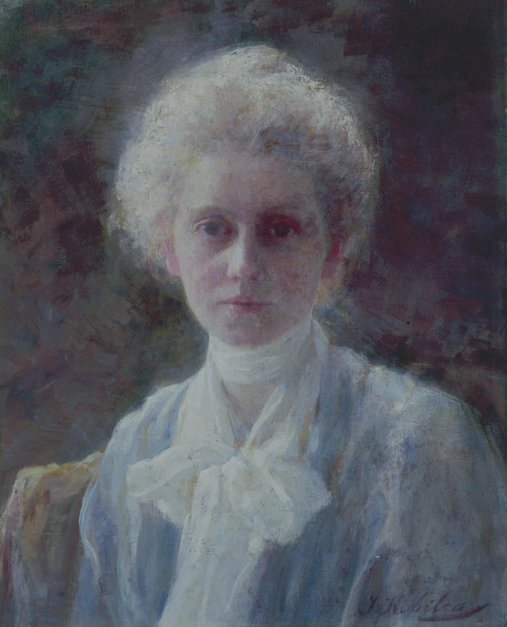 Portret Albine Arndt autorstwa Ivana Kobilca