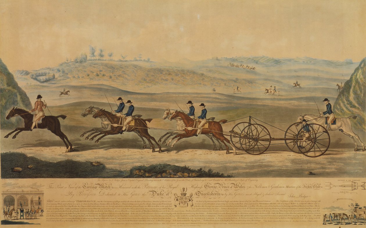 Widok zapałki, 1789 autorstwa J. Bodger