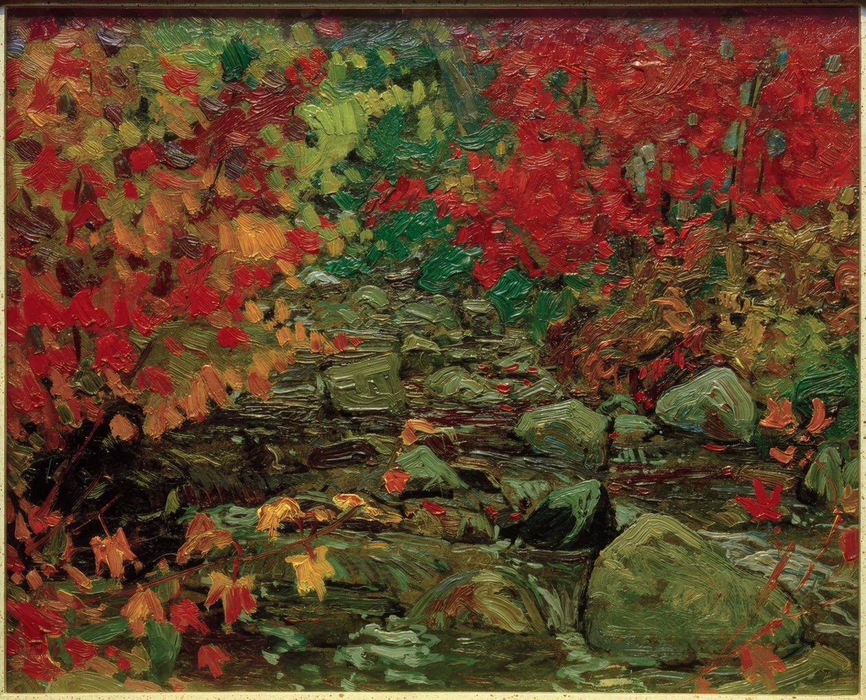 Jesienne liście, drewno Batchewana autorstwa J.E.H. MacDonald
