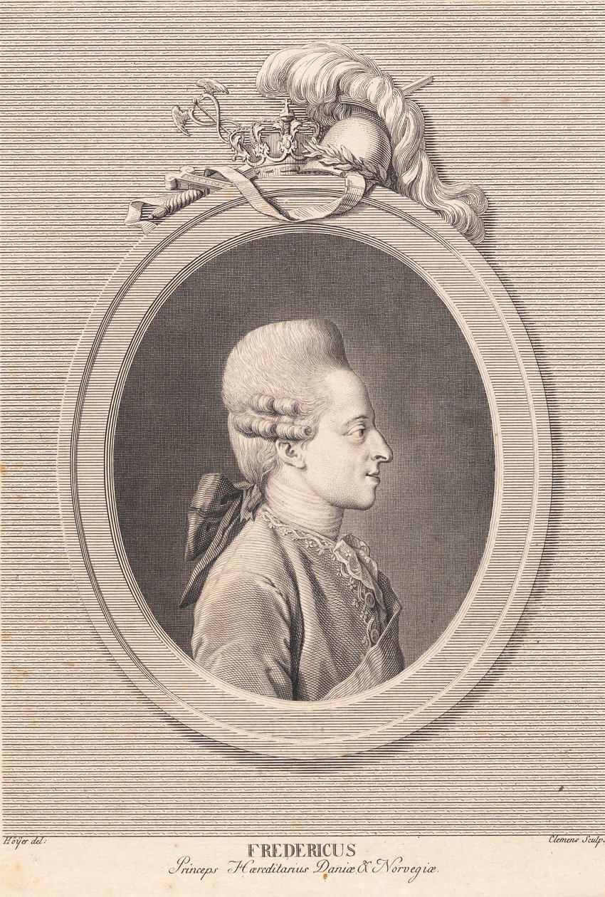 Dziedziczny książę Frederik autorstwa J.F. Clemens