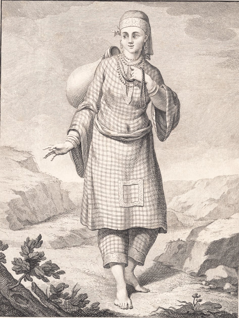 Arabka przynosi wodę autorstwa J.F. Clemens