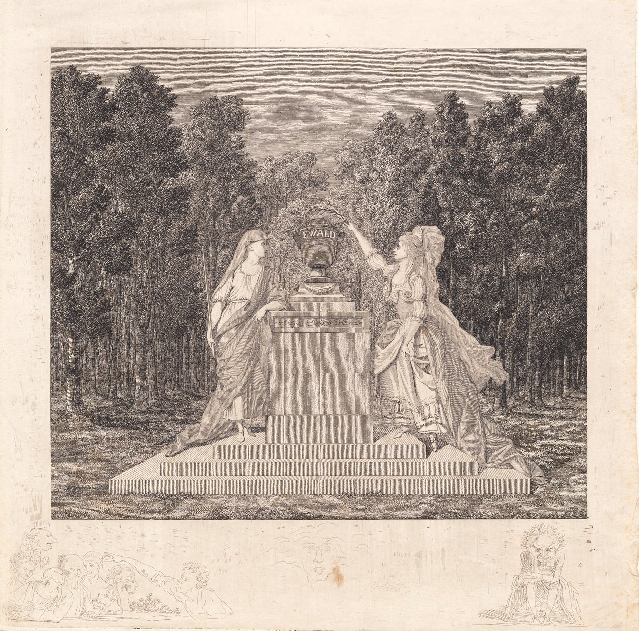 Pamięć Ewalda autorstwa J.F. Clemens