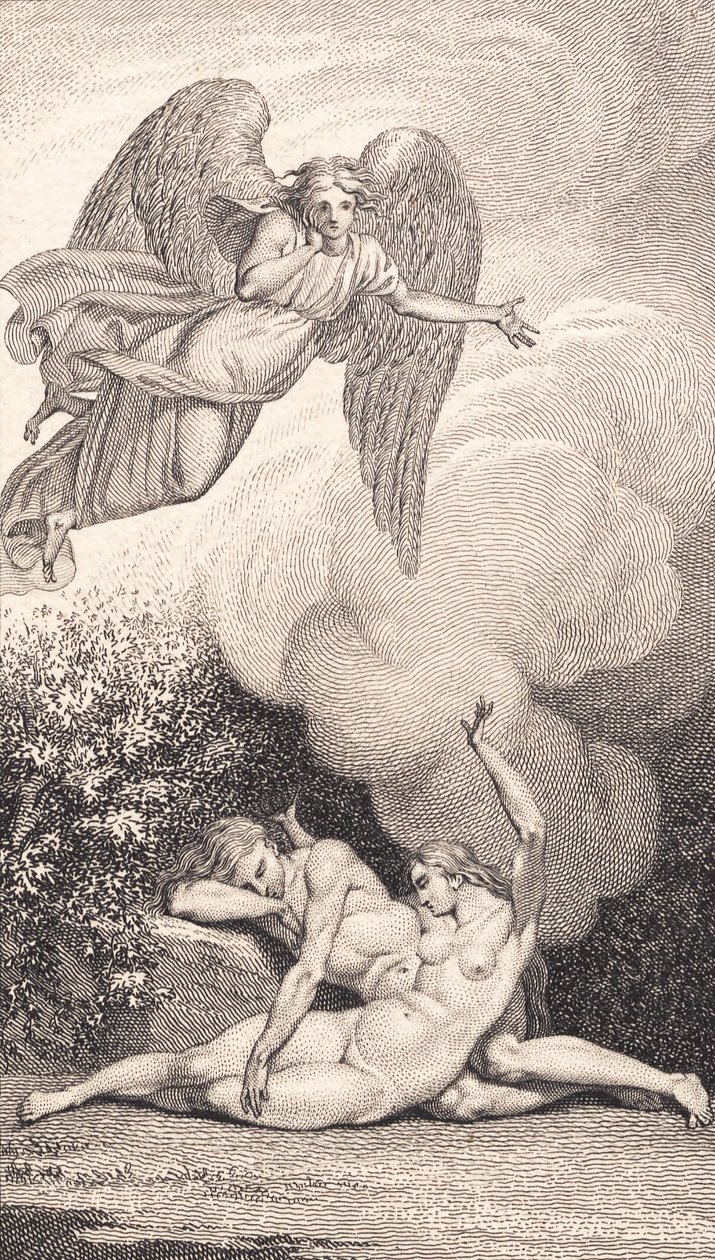 Ilustracja do "Adama i Ewy" Ewalda. W autorstwa J.F. Clemens
