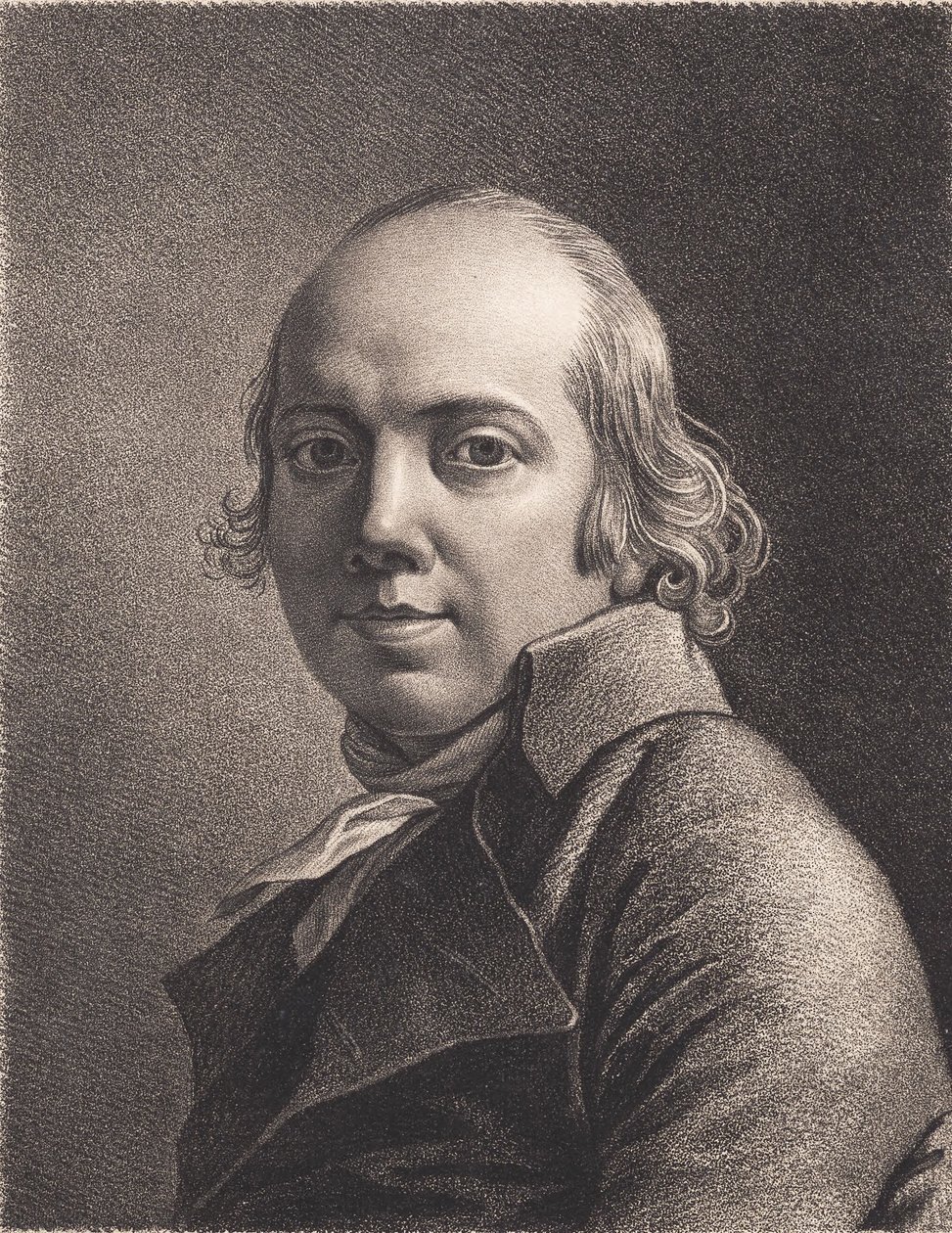 Jens Juels narysował autoportret autorstwa J.F. Clemens