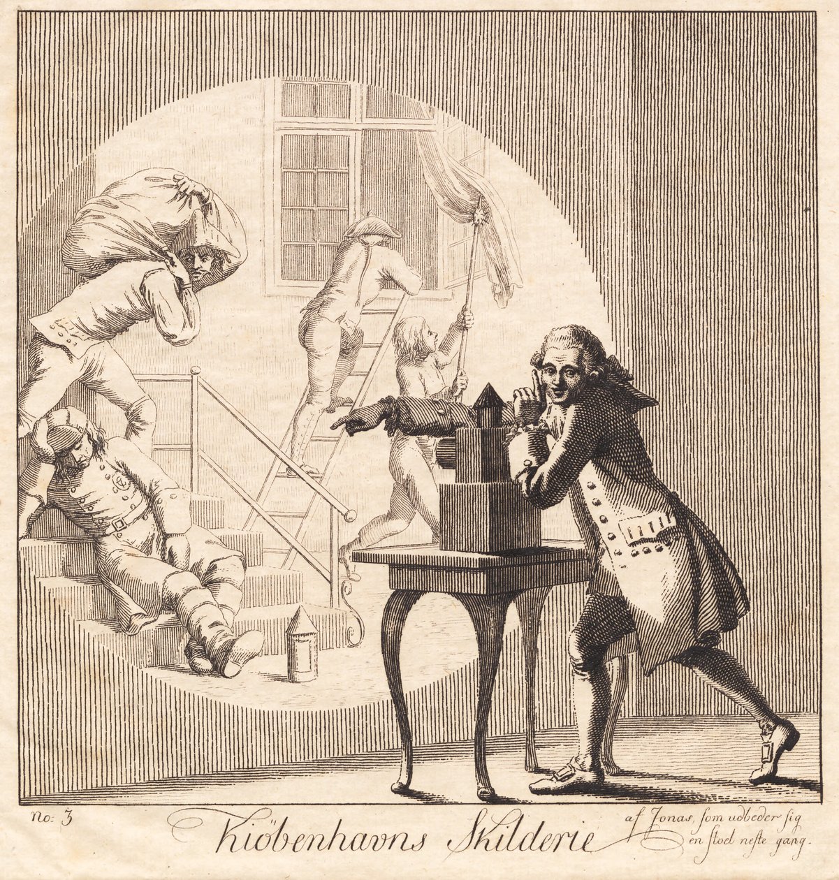 „Kiøbenhavns Skilderie”, nr 3 autorstwa J.F. Clemens