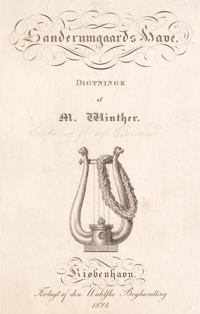 Ogród Sanderumgaarda. Wiersze M. Winther autorstwa J.F. Clemens