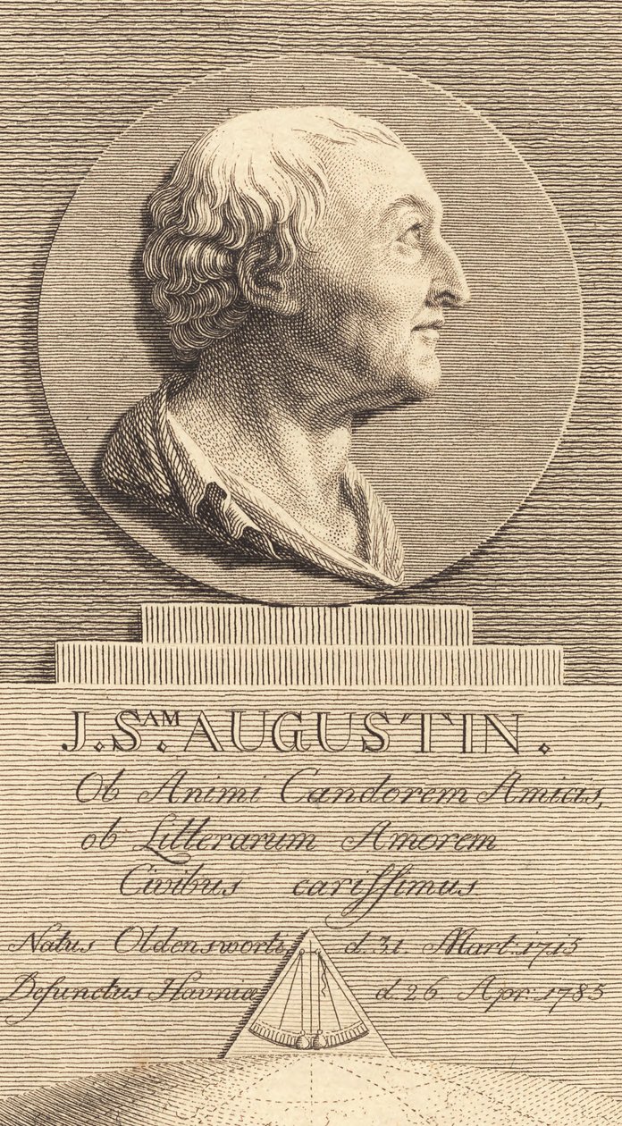 Sekretarz w Urzędzie Wojennym Johan Samuel Augustin autorstwa J.F. Clemens