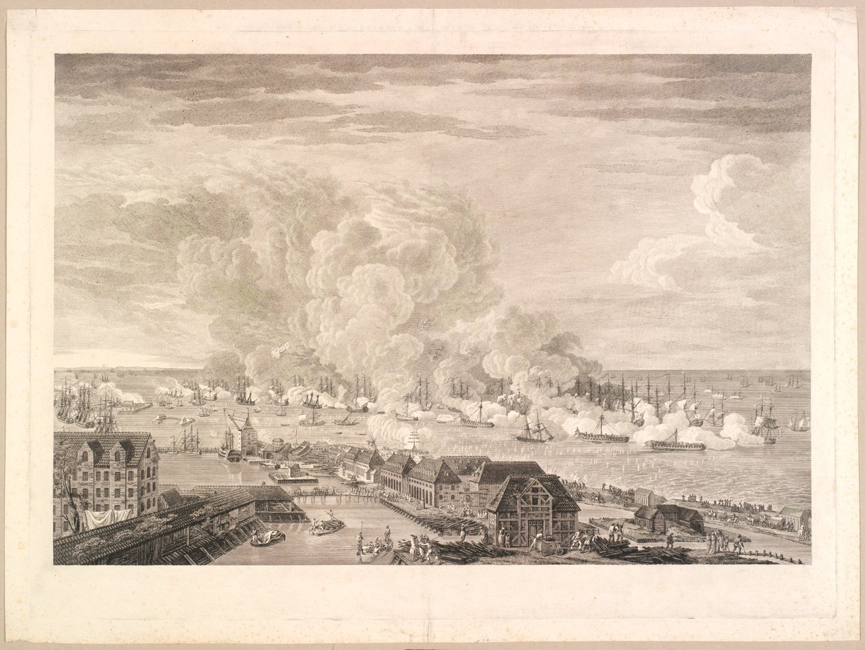 Bitwa pod Reden 2 kwietnia 1801 r. autorstwa J.F. Clemens