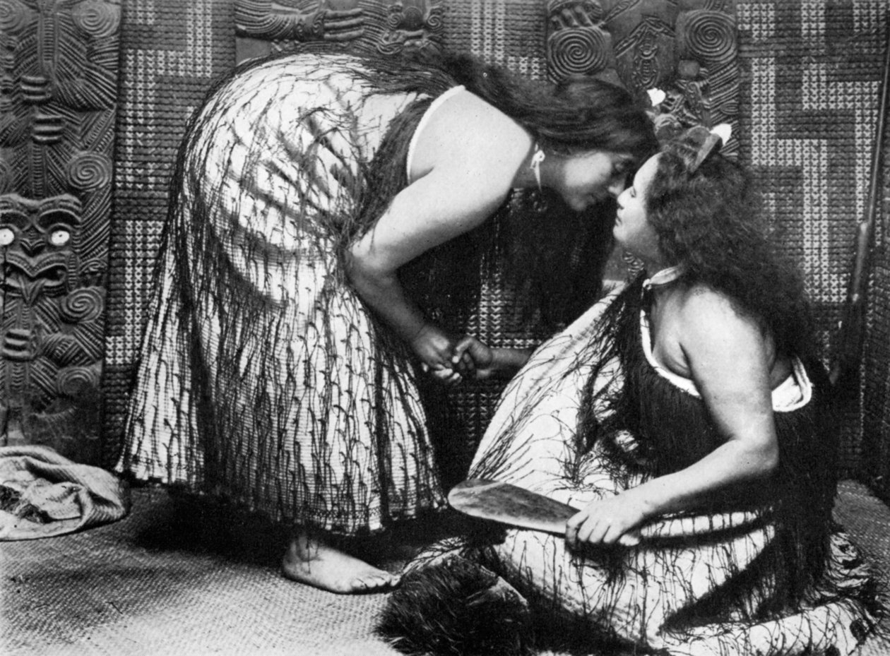 Pozdrowienia Maorysów Hongi, 1908-1909. autorstwa JL Martin