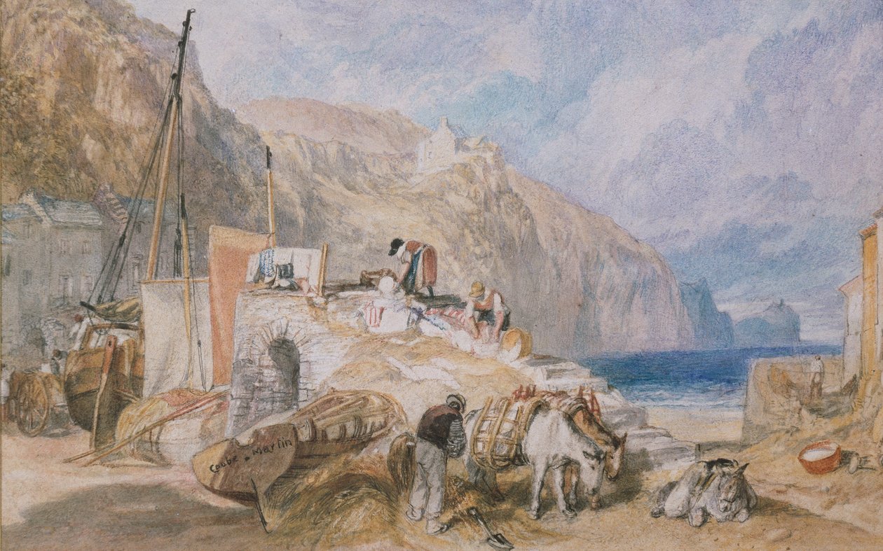 Combe Martin, Devonshire, c1824 autorstwa Joseph Mallord William Turner