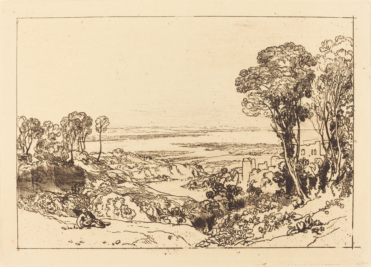 Junction of Severn i Wye, opublikowane w 1811 r. autorstwa Joseph Mallord William Turner