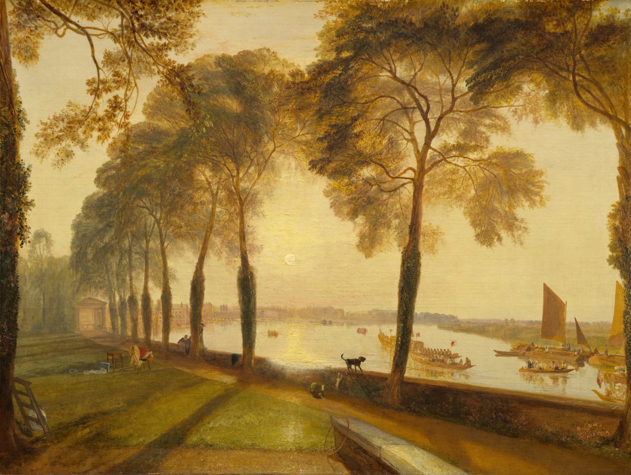 Taras Mortlake, 1827. autorstwa Joseph Mallord William Turner