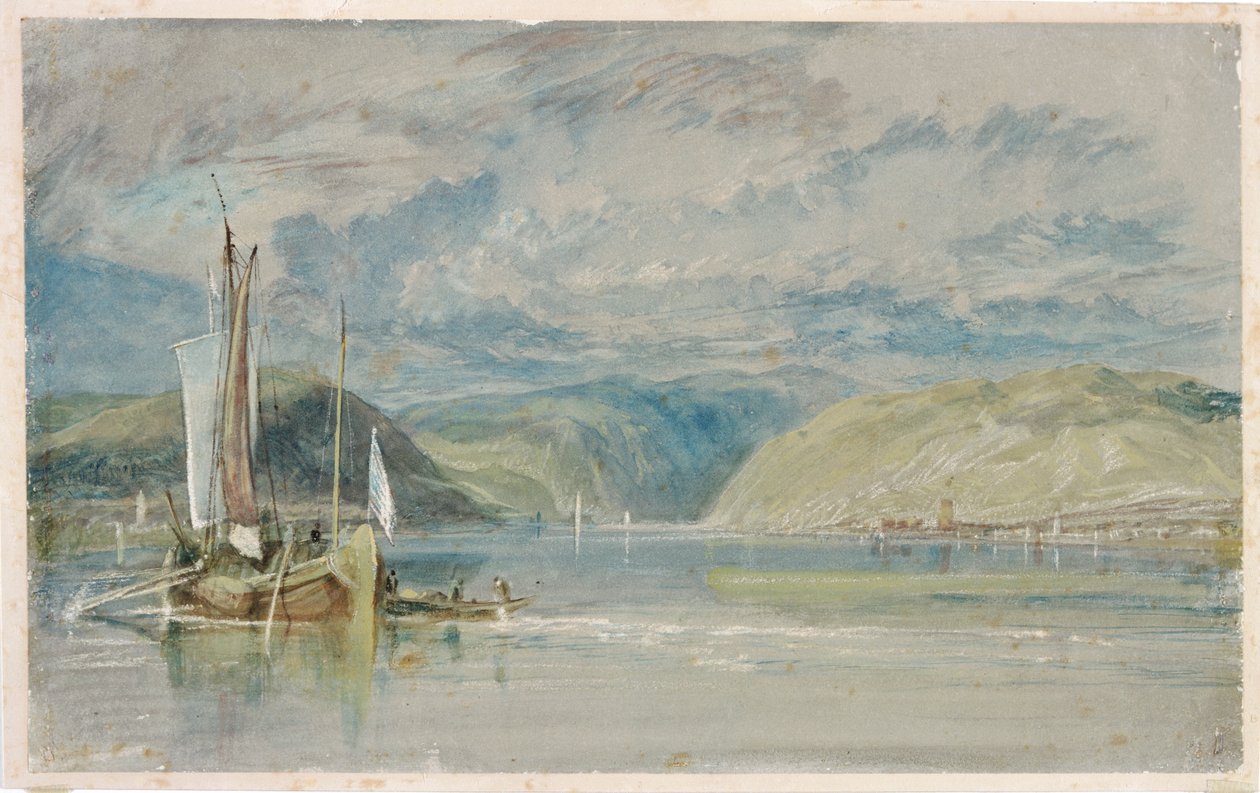 „Rudesheim”, 1817 r. autorstwa Joseph Mallord William Turner