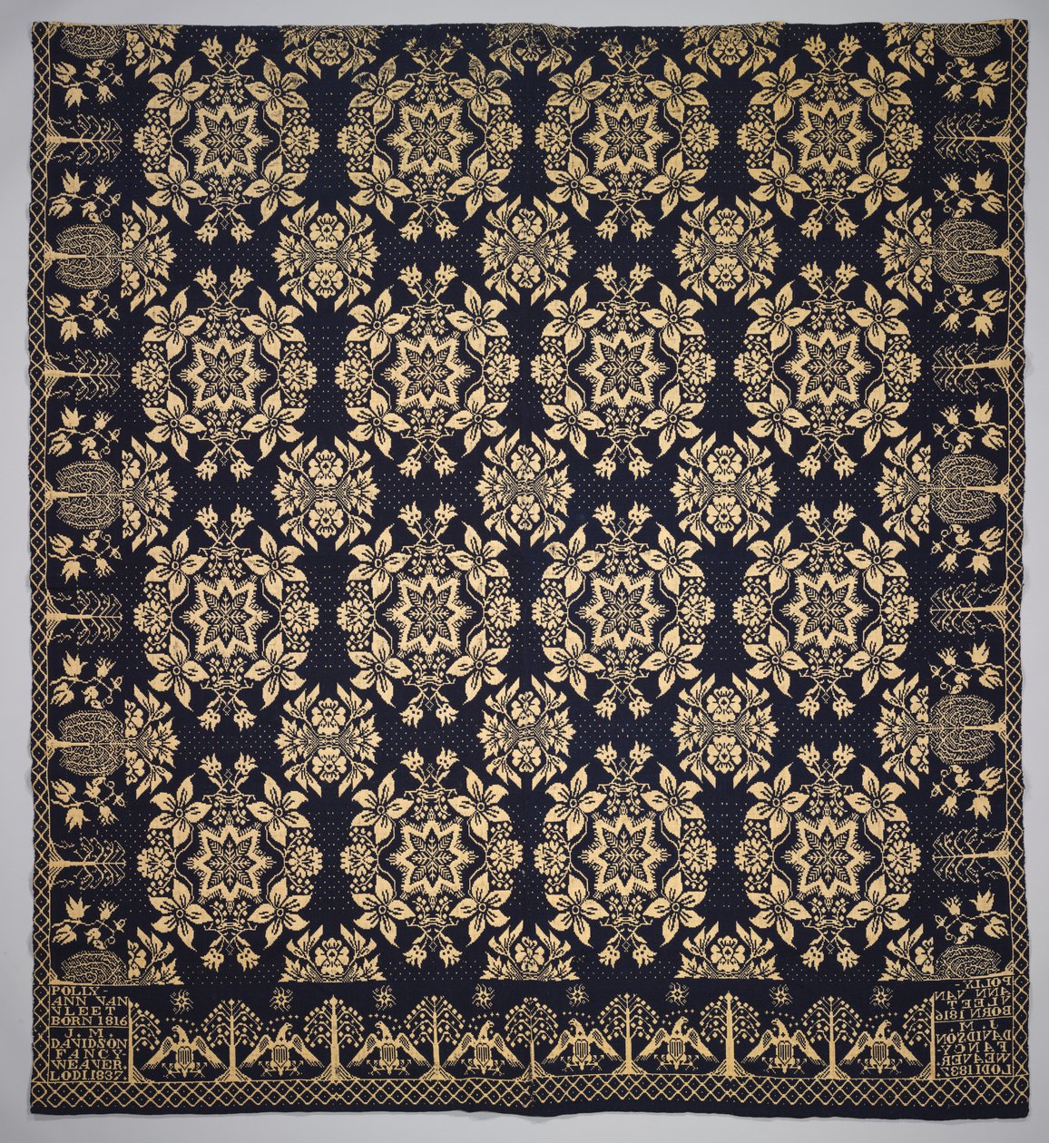 Narzuta, 1837. autorstwa J.M. Davidson