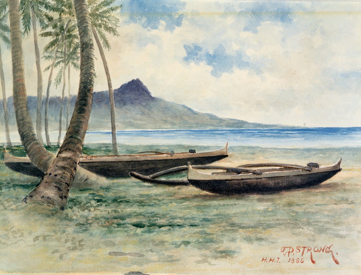 Diamond Head, Hawaje autorstwa J.P. Strong
