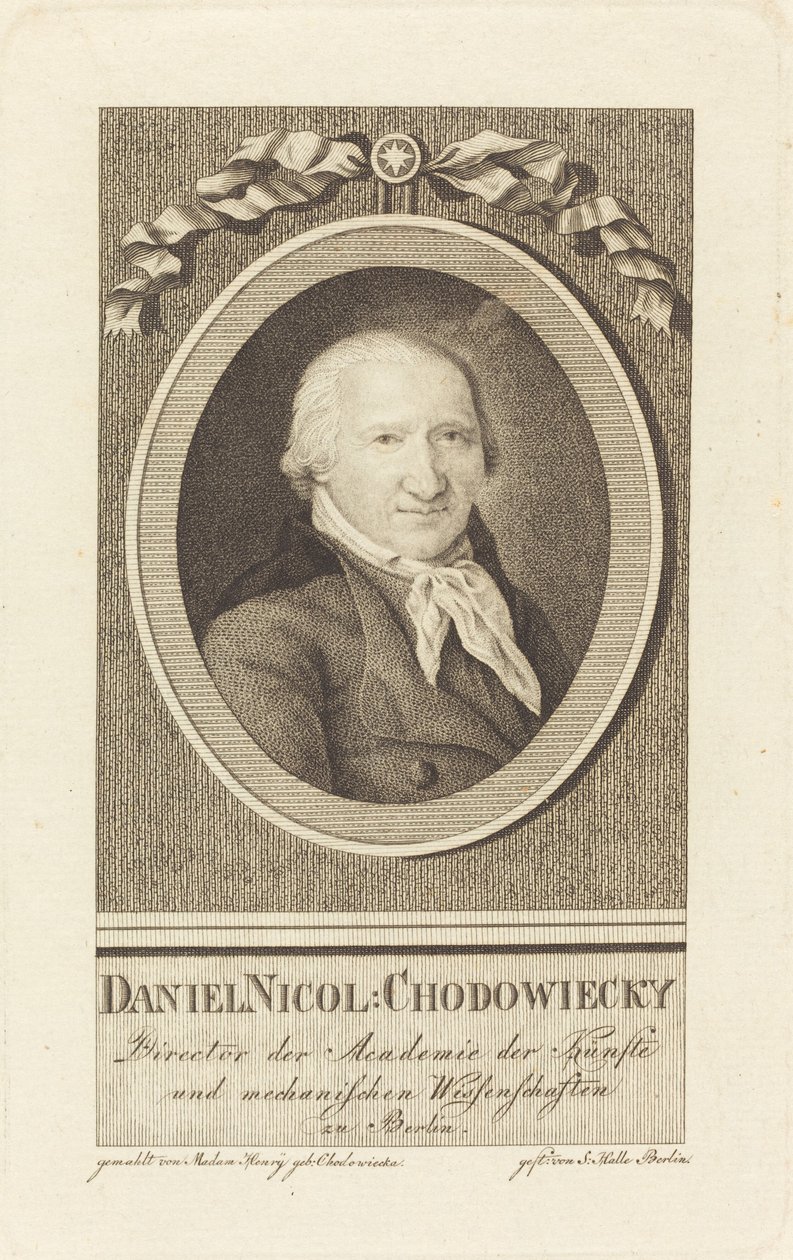 Daniel Chodowiecki autorstwa J.S.L. Halle