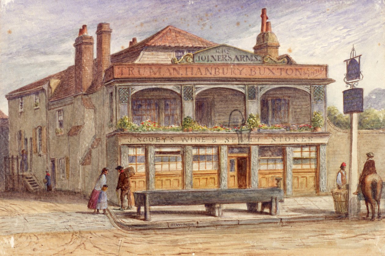 Camberwell, Londyn, 1850 autorstwa JT Wilson