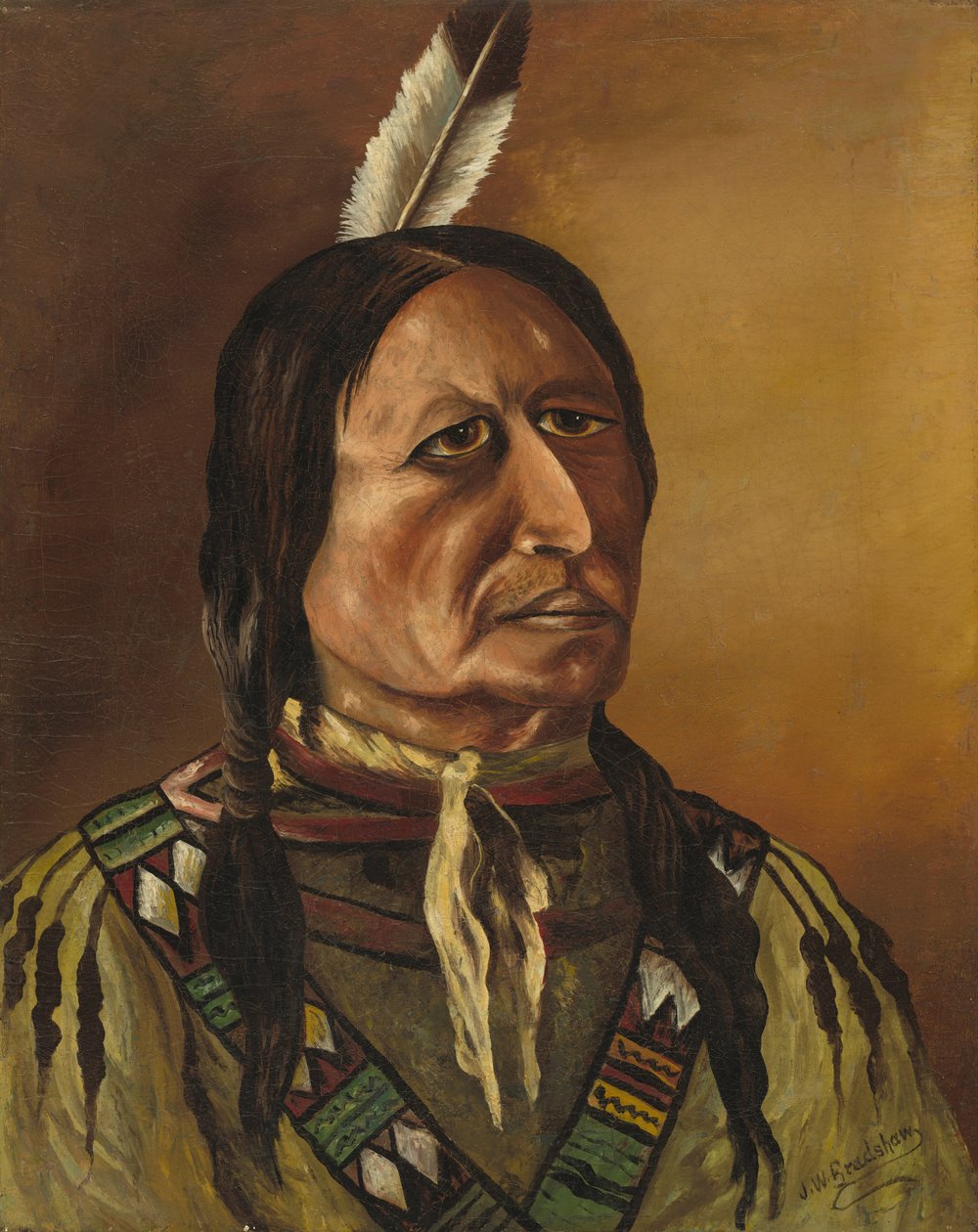 Równiny indyjskie, czwarta ćwierć XIX wieku. autorstwa J.W. Bradshaw
