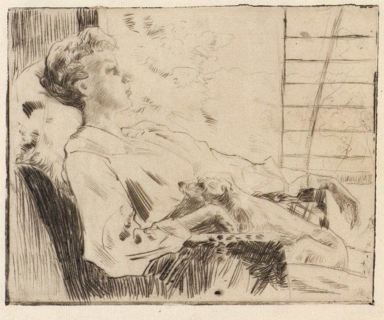 Na Piazza autorstwa J. Alden Weir