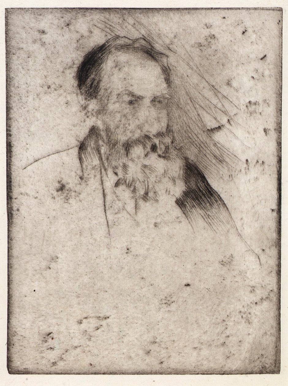 Portret Alberta P. Rydera autorstwa J. Alden Weir