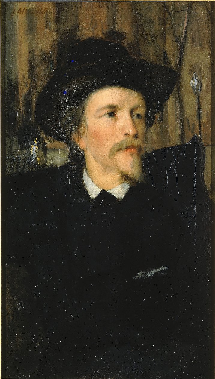 Portret Wyatta Eatona autorstwa J. Alden Weir